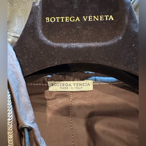 Bottega Veneta NWT Brown Waxed Hooded Anorak Jacket - Size 50R/M - Picture 3 of 8